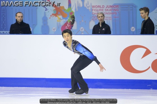 2013-03-03 Milano - World Junior Figure Skating Championships 0522 Shotaro Omori USA